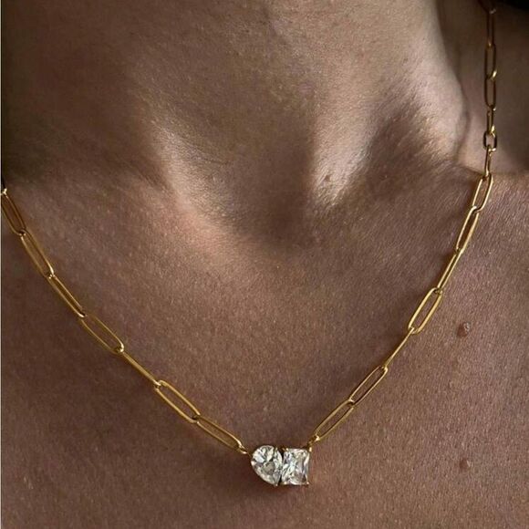 Diamond necklace A1149 - Picture 1 of 5